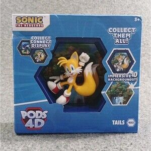 WOW PODS 4D Tails Unique Connectable & Collectable Sonic Tails Figure Wall